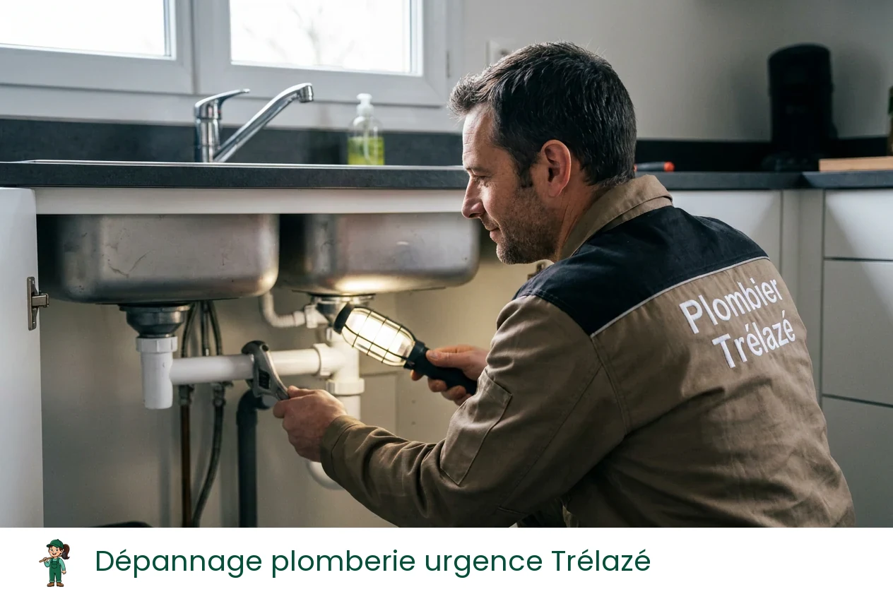 Dépannage plomberie urgence à Trélazé