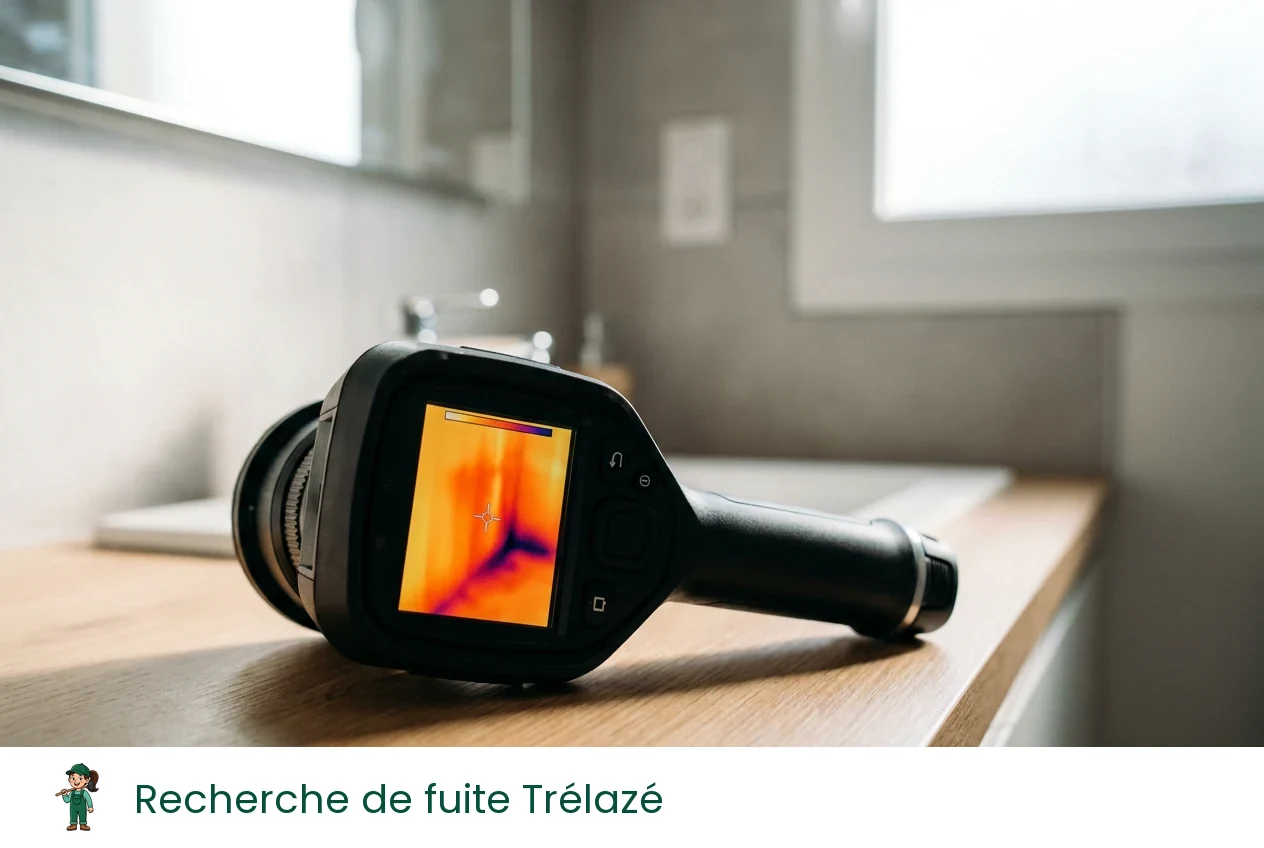 Recherche de fuite à Trélazé