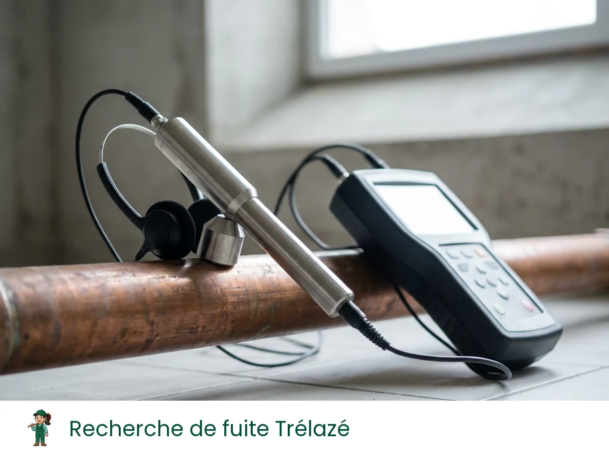 Recherche de fuite à Trélazé