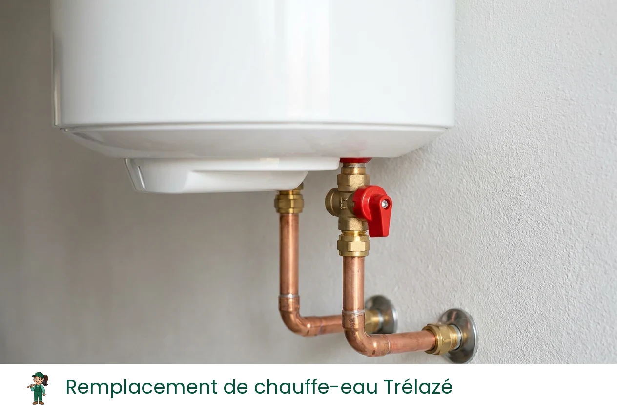 Remplacement de chauffe-eau à Trélazé