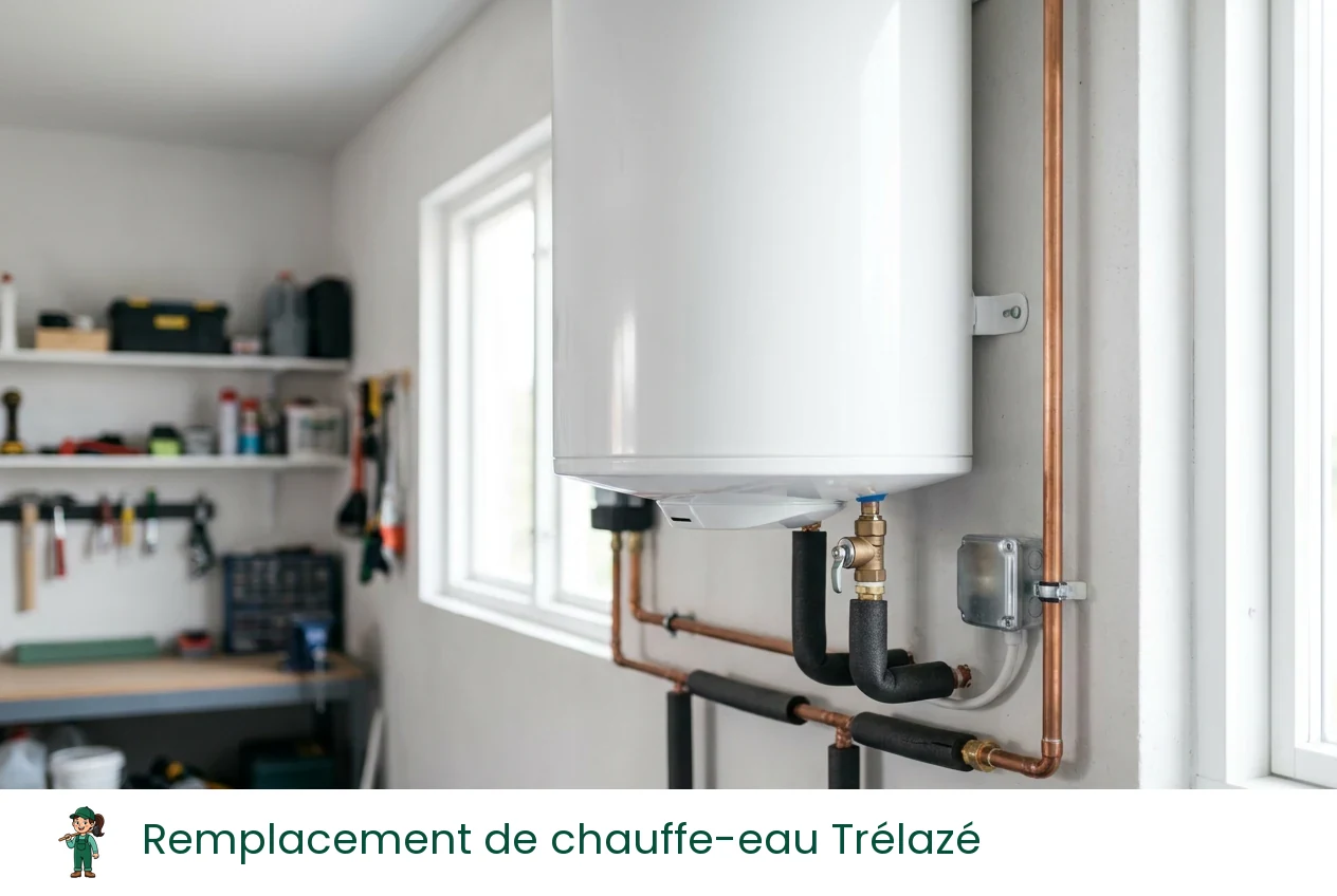 Remplacement de chauffe-eau à Trélazé