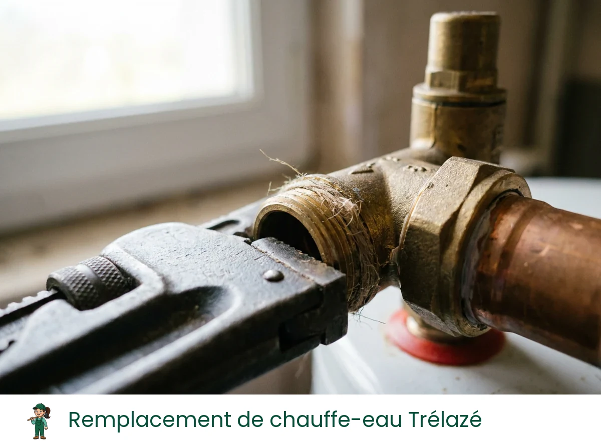 Remplacement de chauffe-eau à Trélazé
