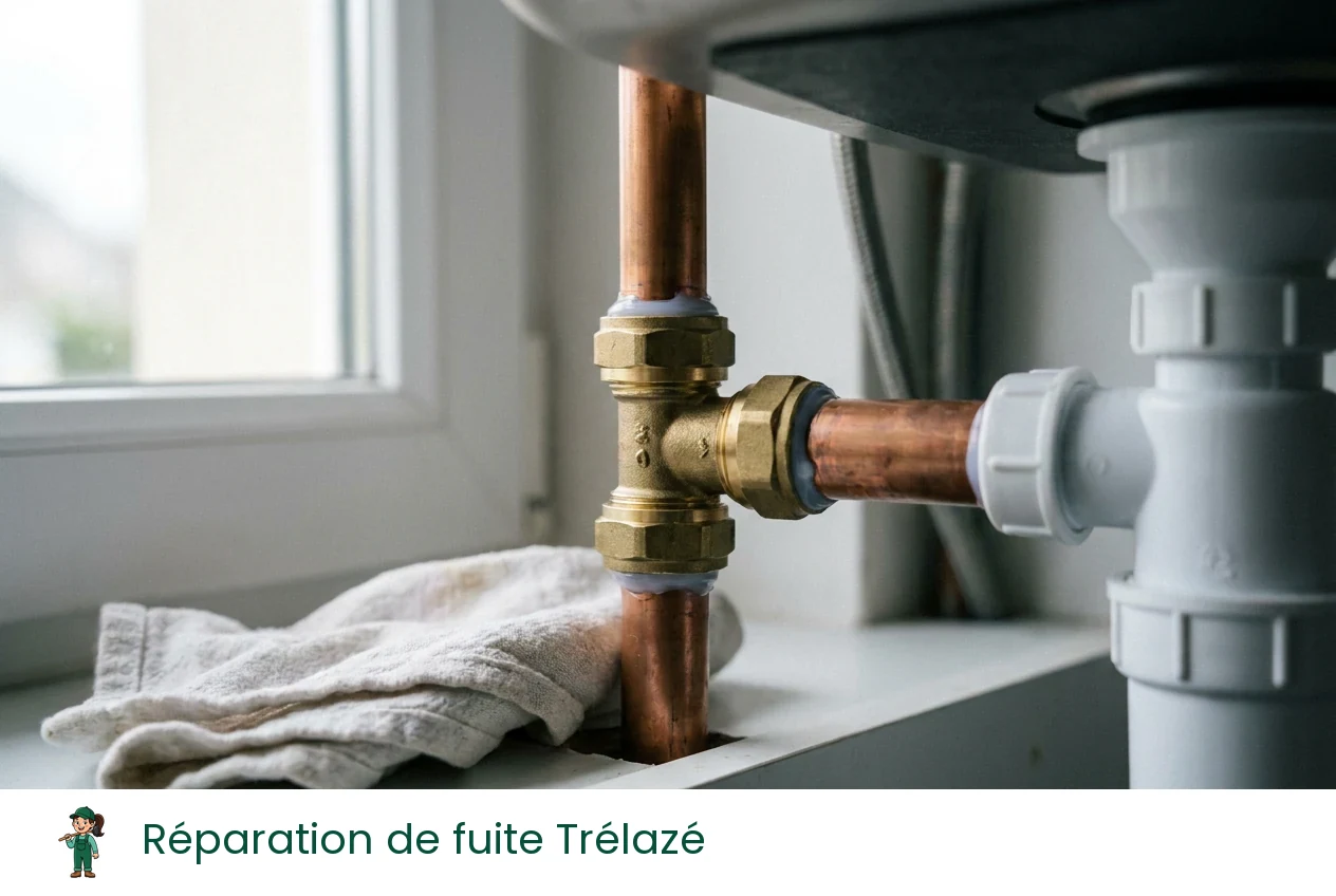Réparation de fuite à Trélazé