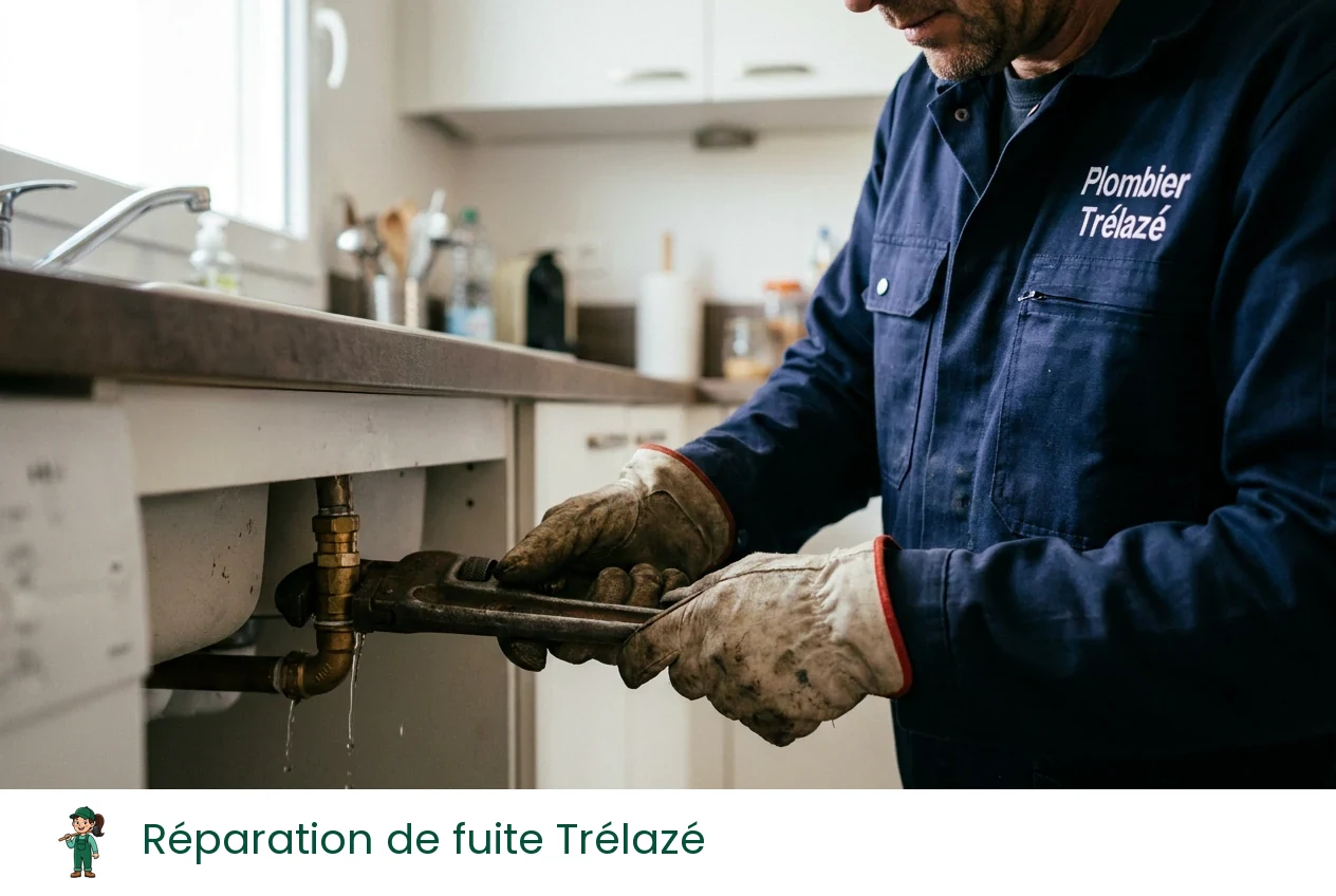 Réparation de fuite à Trélazé